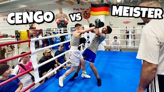 CENGIZ vs AKTUELLEN DEUTSCHEN MEISTER🥴🥊 Duisburg X Essen WettkampfSparring [upl. by Haelem]