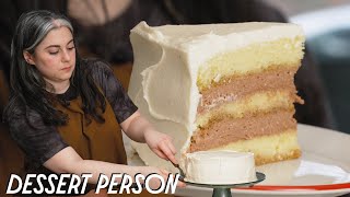 Claire Saffitz Makes Vinnys TiramisuInspired Wedding Cake  Eggs Giveaway  Dessert Person [upl. by Pedersen762]