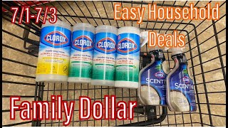 Family Dollar Haul 7173  ALL Digital  525 Household Deals [upl. by Silvana412]