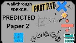 Live Walkthrough  Predicted Paper 2  Maths Genie  Part Two  GCSE Maths  Higher  Edexcel [upl. by Ealasaid]