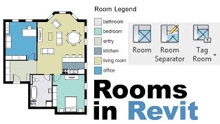 Rooms in Revit with area schedule Tutorial [upl. by Yhotmit857]