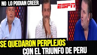 PERIODISTAS CHILENOS SE ENTERAN EN VIVO DEL TRIUNFO DE PERÚ Y NO LO PUEDEN CREER  QATAR 2022 [upl. by Dyer97]