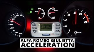 Alfa Romeo Giulietta 14 TB 170 hp  acceleration 0100 kmh [upl. by Airaet]