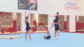 Spelthorne  Senior Mens Group  Combined  Acro Training Camp 2021 [upl. by Kohsa372]