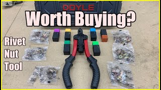 Doyle Rivet Nut Tool From Harbor Freight Review [upl. by Daisey730]