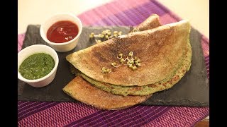 Moong Dal Cheela  Family Food Tales with Mrs Alyona Kapoor  Sanjeev Kapoor Khazana [upl. by Onaled361]