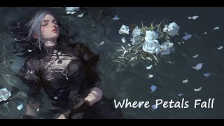 Where Petals Fall  Xiaoloulou  pop music Original song Lyrics Video [upl. by Eniwtna]