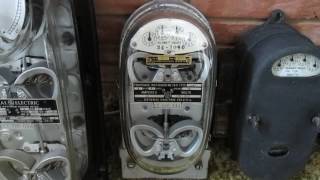 My Watt Hour Meter Collection 1893 to 1940s [upl. by Idner]