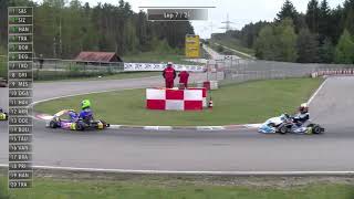 DKM2019 Deutsche KartMeisterschaft Wackersdorf DKM Rennen 1 [upl. by Llenrag429]