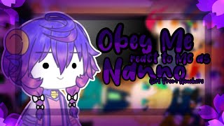 🌸 Obey Me React To Mc As Nanno  Obey Me Shall we date  Kiwi Fofi [upl. by Allak838]