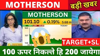 SAMVARDHANA MOTHERSON SHARE LATEST NEWS MOTHERSON SHARE TARGET MOTHERSON SHARE ANALYSIS [upl. by Lananna]