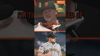 Logan Webb is “tired” of the Giants’ losing isn’t concerned with the Cy Young Talk 😤  NBCSBA [upl. by Eenram]