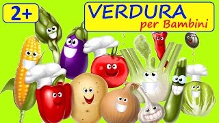 🍅 Video per Piccoli 🍅 Impariamo i Nomi di Verdura  Cartoni animati italiano per bambini di 2 anni [upl. by Hama]