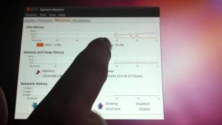 ASUS transformer TF101 running ubuntu video2 [upl. by Abbi]