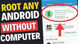 How to Root Android Phone Without Computer  One click Root Method [upl. by Ransome]