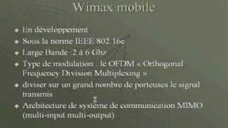 presentation Wimax [upl. by Regdirb602]