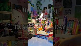 🗣️HOW to STUDY ONE DAY BEFORE EXAM🔥 studytips study students studytube examtips shorts fyp [upl. by Moya861]