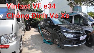 Xe Điện Vinfast Vfe34 Chống Đinh Vỏ Xe Continental 21545R18 Lưu ý Tránh Mòn Mép Lốp vfe34 [upl. by Aihsenet]