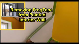 Sticky Situation SolvedThe Ultimate Guide to Safely Removing Painters Frog Tape from Painted Walls [upl. by Eden]