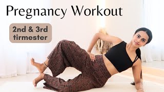 Full Body Pregnancy Workout  Fit Pregnant Body  Safe for 2nd amp 3rd Trimesters [upl. by Lodmilla]