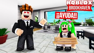 🧹TRABAJO DE SIRVIENTA EN BROOKHAVEN PERO SALE MAL😱SOY RAPTADA ROBLOX karola20 [upl. by Yekcin]