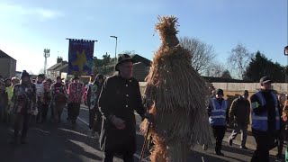 Whittlesea Straw Bear Festival 2024  Procession [upl. by Notxam]