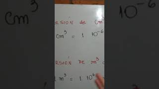 conversión de centímetros cúbicos a metros cúbicos y metros cúbicos a centímetros cúbicos [upl. by Dorin]