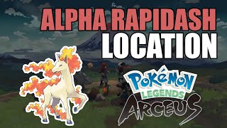 How To Get Alpha Rapidash In Pokemon Legends Arceus [upl. by Ellasal734]