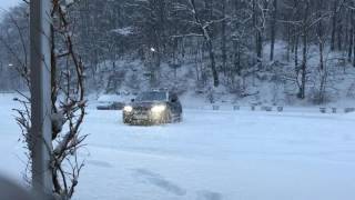 BMW X5 40e Hybrid in 40cm of Snow [upl. by Cadmann]