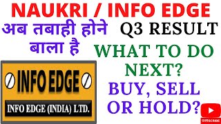 NAUKRI Q3 result 2022 I NAUKRI share latest news I NAUKRI stock news today I Info Edge news I [upl. by Epps]