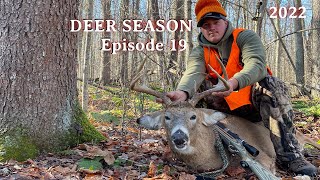 PA OPENING DAY of RIFLE  BIG PUBLIC LAND BUCK DOWN  PA Rifle Deer Hunt 2022 [upl. by Kroo]