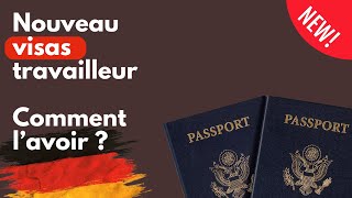 voici ou demander le nouveau Visa travailleur pour lallemagne [upl. by Retxab]