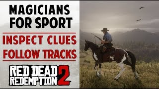 Investigate Trelawnys Carvan amp Follow the Tracks  Magicians for Sport  Red Dead Redemption 2 [upl. by Allys]