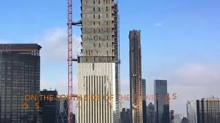 Steinway Tower  111 West 57th Street Under Construction October  November 2018 [upl. by Clare]