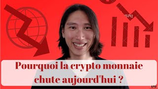 Crypto News  Pourquoi la crypto monnaie chute aujourd’hui  L’inflation est toujours élevée 🔴 [upl. by Stacia902]