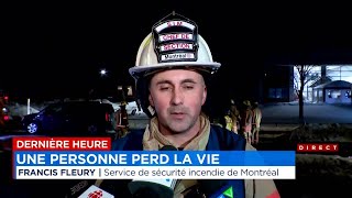 Un mort et 2 blessés graves à la suite dun incendie dans un HLM de PointeauxTrembles  explicatio [upl. by Jovita]