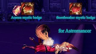 Blade and Soul  ET mystic badge on  Astromancer starcaster  DPS test [upl. by Adnoek]