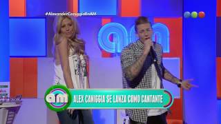 Alex Caniggia presenta su primer tema quotMuñequitaquot  AM [upl. by Eelime]