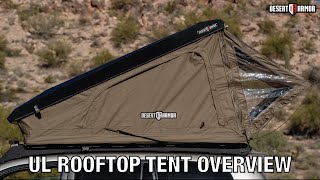 DESERT ARMOR UL ROOFTOP TENT OVERVIEW [upl. by Ahsilet363]