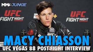 Macy Chiasson Locked in on Title Run After Long Journey to Dominant Finish  UFC Fight Night 239 [upl. by Air458]