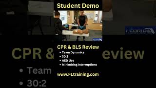 CPR amp BLS Skills Review Student Demo [upl. by Eladnyl748]