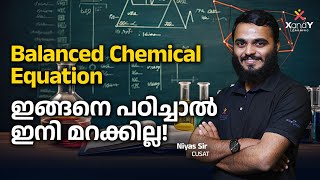 Balanced Chemical Equation ഇനി മറക്കില്ല 🧪 chemicalequation chemistry [upl. by Button]