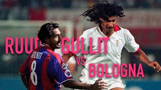 Ruud Gullit vs Bologna  Destroying Gianluca Pessotto  08081992 [upl. by Koziara]