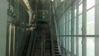 Inclinator Lift in Urbis Manchester [upl. by Eniamaj273]