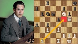 The Move of All Moves  Capablanca vs Marshall  Game 11 [upl. by Arimahs417]