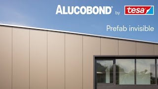 ALUCOBOND® Prefab invisible  Bonded installation system with façade elements [upl. by Eneroc789]