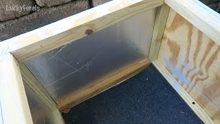 Insulating The Feral Cat Shelter For Winter  Building a DIY Feral Cat House [upl. by Zumwalt]