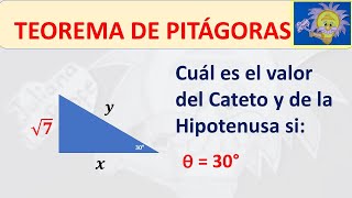 📐 Cómo calcular el CATETO ADYACENTE y la HIPOTENUSA conociendo el ángulo y el cateto opuesto [upl. by Market607]