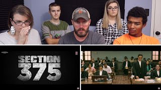 Section 375 Official Trailer REACTION  Akshaye Khanna Richa ChadhaAjay Bahl [upl. by Ecilahc]