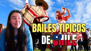 ESPAÑOLA REACCIONA a BAILES TRADICIONALES de CHILE 🔥🇨🇱 [upl. by Llerrej]